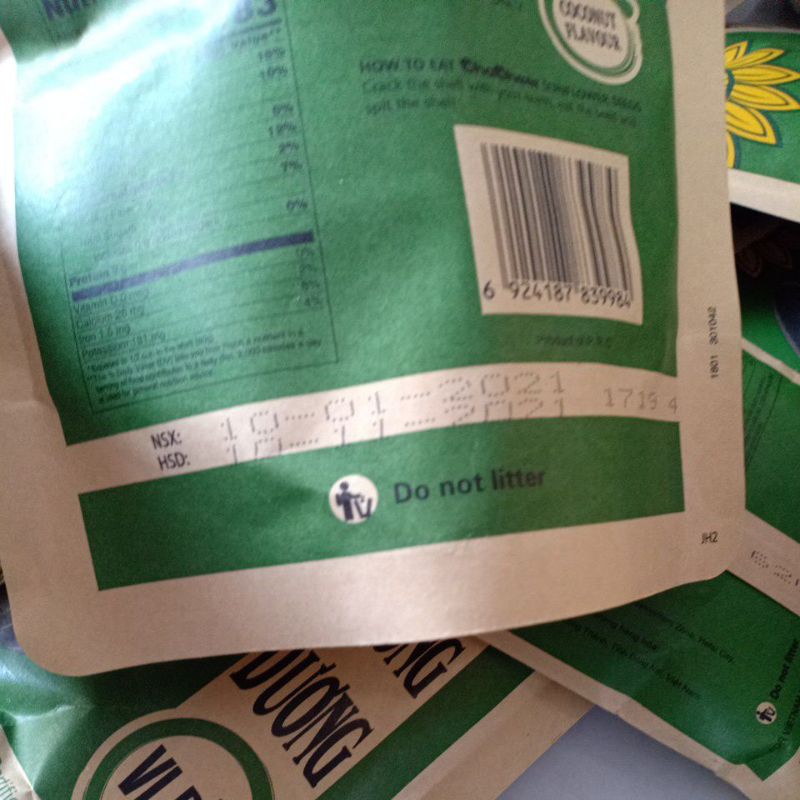 SALE SINH NHẬT 12.12_COMBO 5 GÓI HƯỚNG DƯƠNG VỊ DỪA130G DATE MỚI