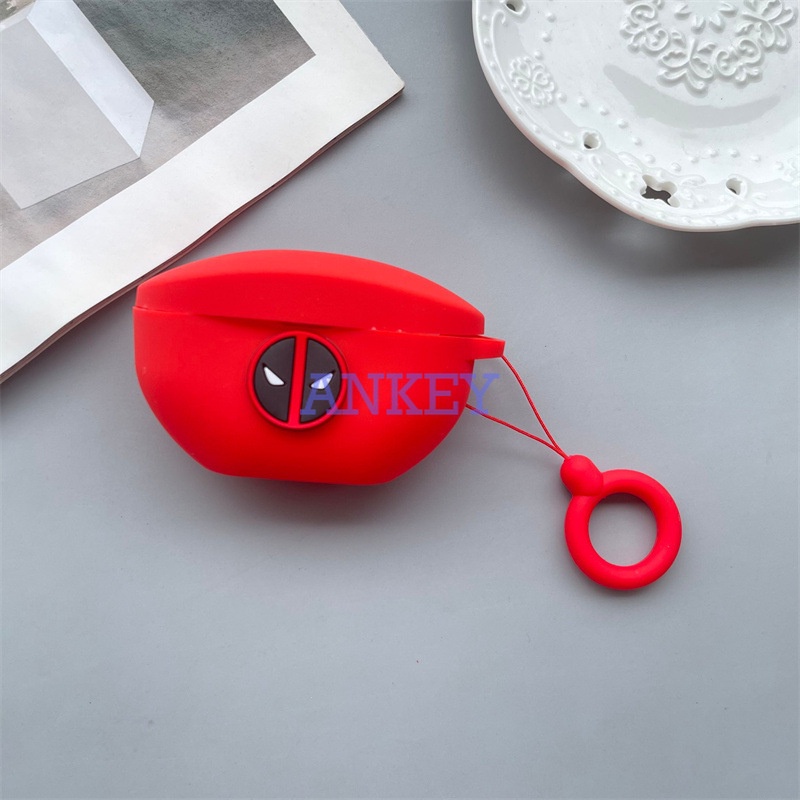 Sony WF-SP800N WF-1000XM4 WF-1000XM3 XB700 C500 H800 Vỏ Bảo Vệ Hộp Sạc Tai Nghe Hình Deadpool Chống Nước