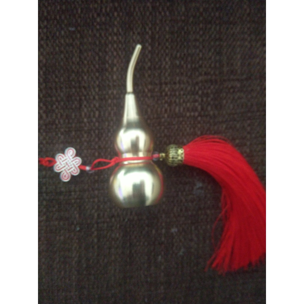 Hồ lô phong thủy trơn bằng đồng 7cm