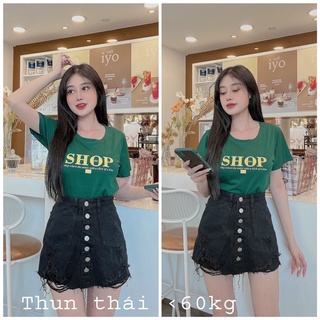 Áo thun thái form to chất mát dưới 60ki