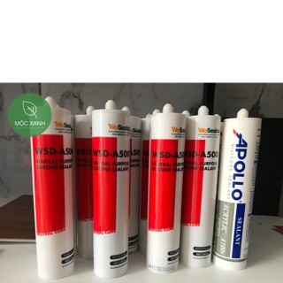 Keo silicon A500 chất lượng tốt (đen, trắng, trong, nâu cafe)