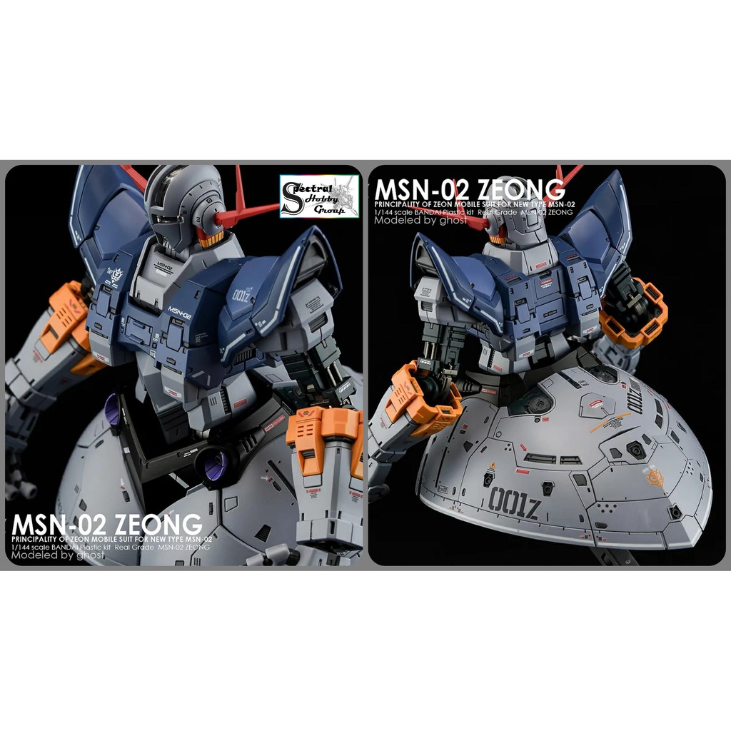 Decal nước dán mô hình RG 1/144 Zeong MSN-02 EVO UV các loại - Water sticker