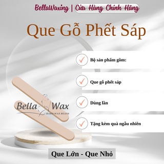 QUE GỖ DÙNG ĐỂ PHẾT SÁP WAX TẨY LÔNG DÙNG NGOÀI DA