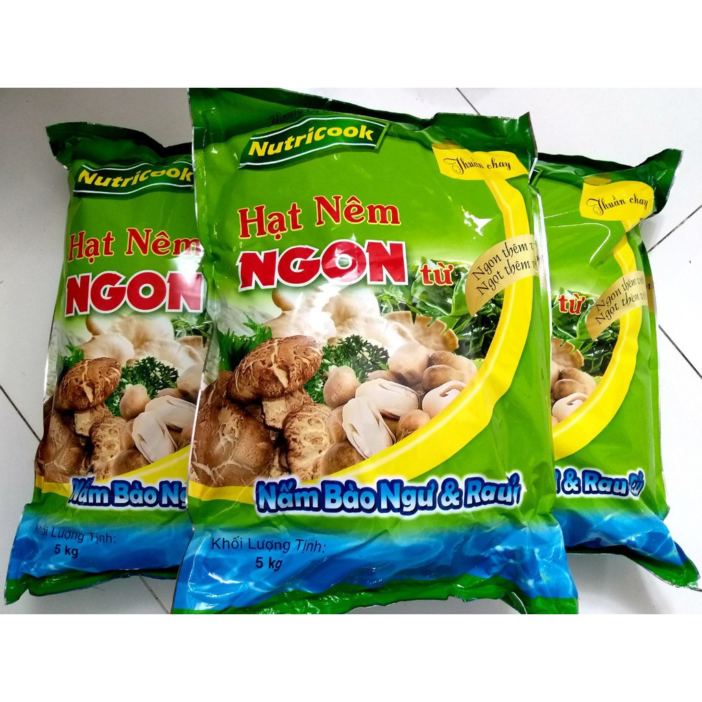 HẠT NÊM CHAY NẤM HƯƠNG 5KG - NUTRICOOK