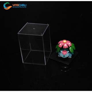 Hộp mica trưng bày LEGO, GUNDAM đế trơn không đèn LED