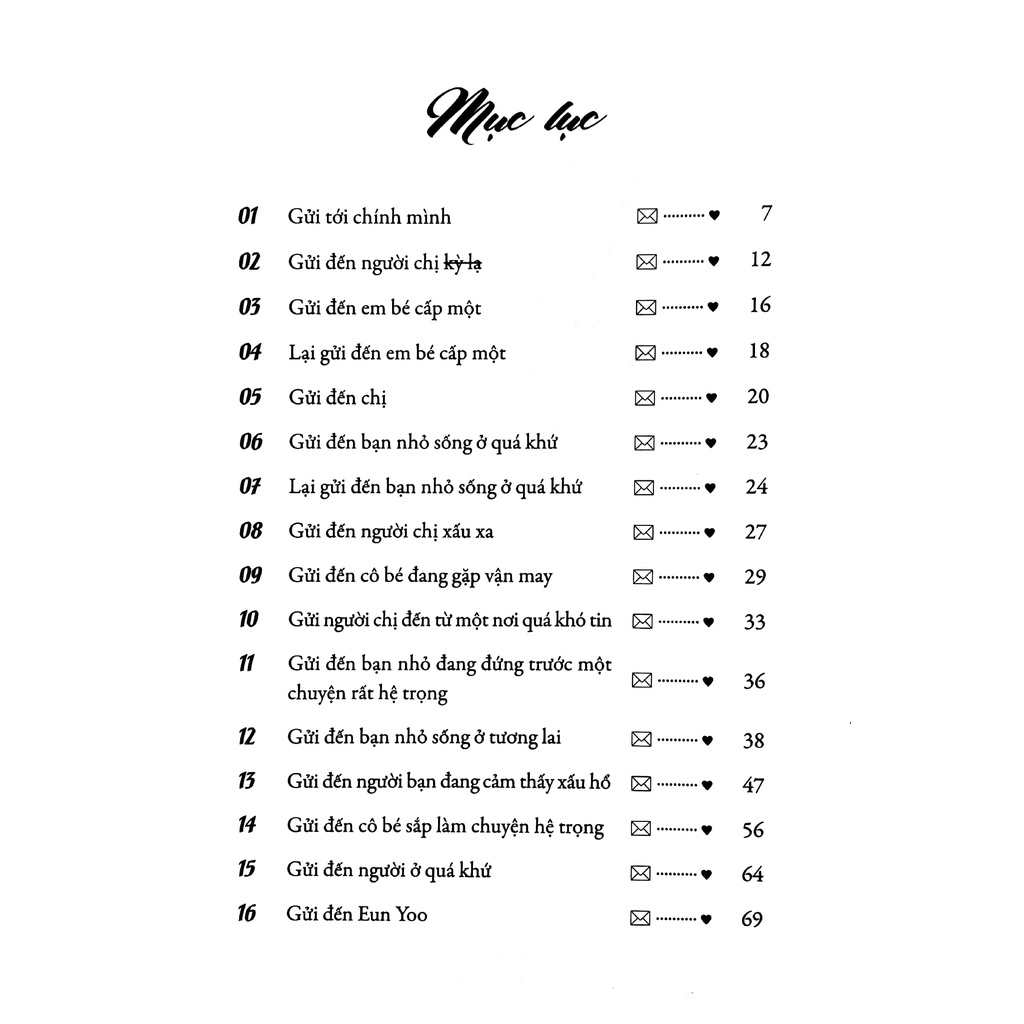 Sách Những Lá Thư Gửi Quá Khứ