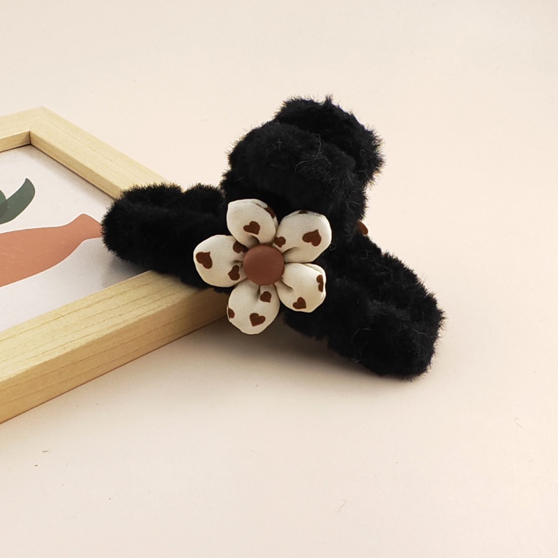 Kẹp Tóc Phối Lông Phong Cách Hàn Quốc Thời Trang Cho Nữ