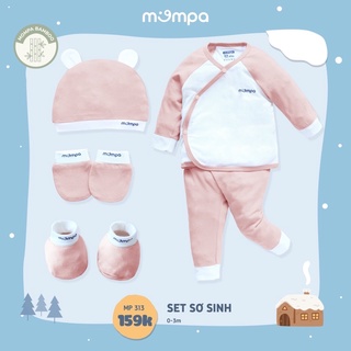 Mompa - Sét sơ sinh cài chéo Bamboo MP313