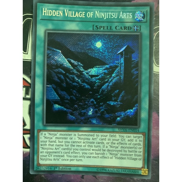 Bài yugioh: hidden village of ninjitsu arts
