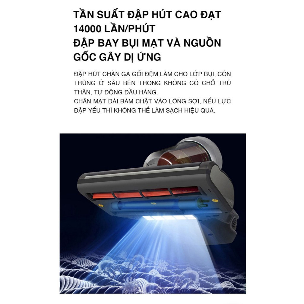 [Chính hãng] Máy hút bụi giường đệm, chăn ga gối, thảm, sopha Tiross TS9302 | TS9305 ( Bảo hành 12 tháng )