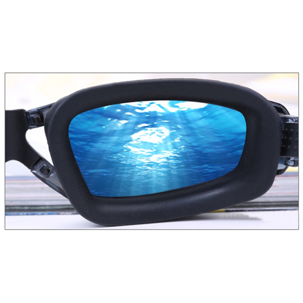 Unisex Waterproof Antifog Coating Myopia Eyewear Goggles Swimming Glasses