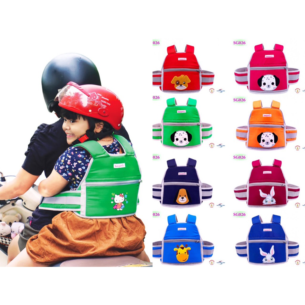 Đai xe máy, Đai an toàn cho bé kiểu BALÔ Supeguardo size XXL