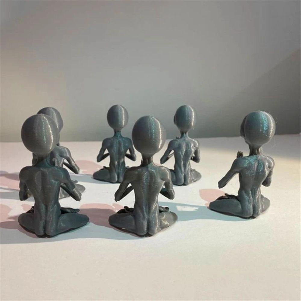 Zaijie Tượng Người Ngoài Hành Tinh Handmade 24 Trang Trí Trong Và Ngoài Nhà