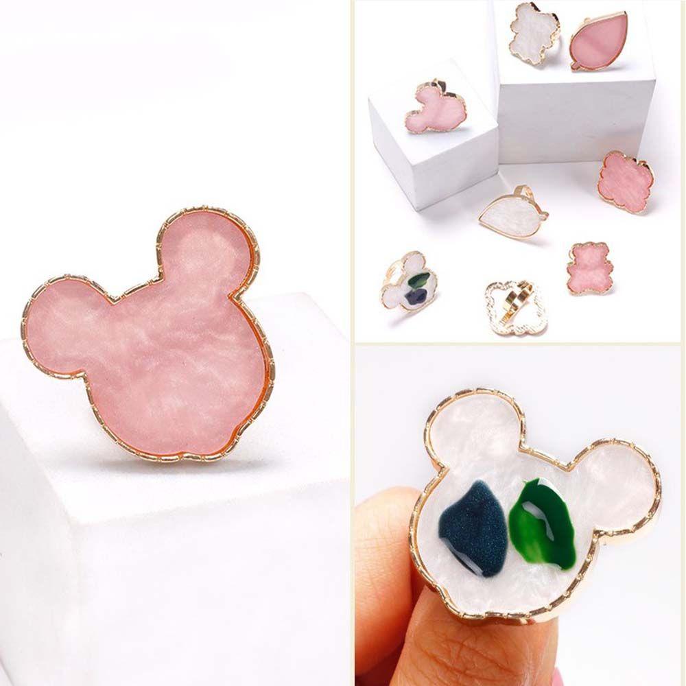 Đĩa Trưng Bày Móng Tay Giả Hình Chuột Mickey / Đám Mây / Lá Chuyên Dụng