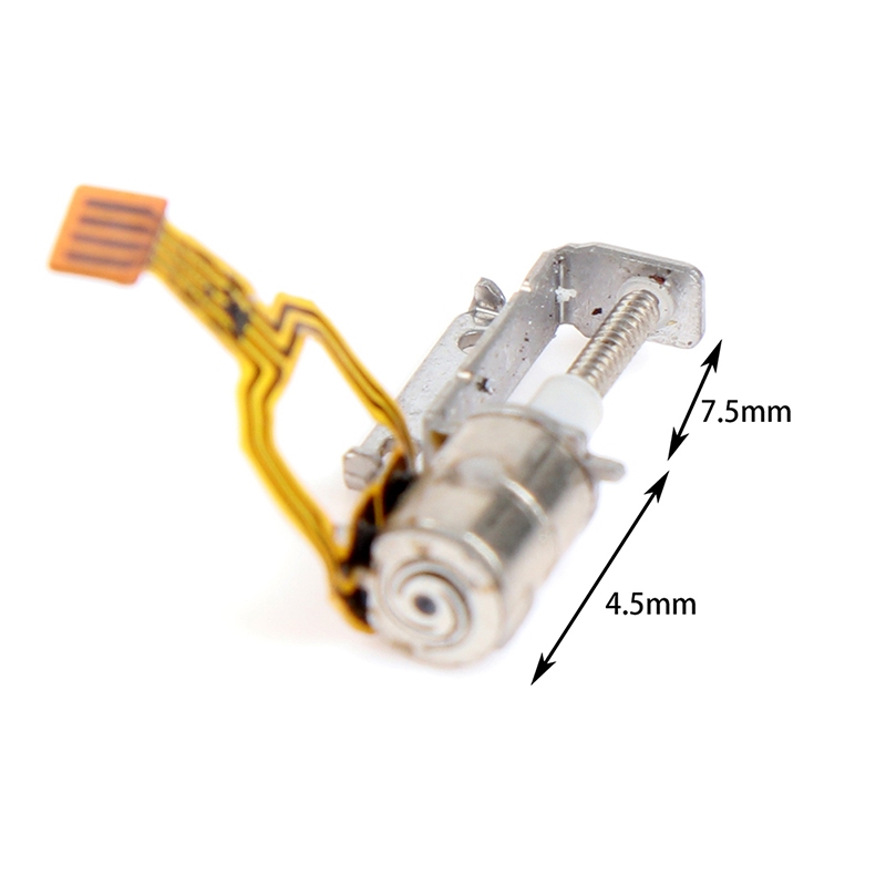 Chitengyesuper Miniature screw stepper motor, 3.3mm diameter micro stepper motor CGS
