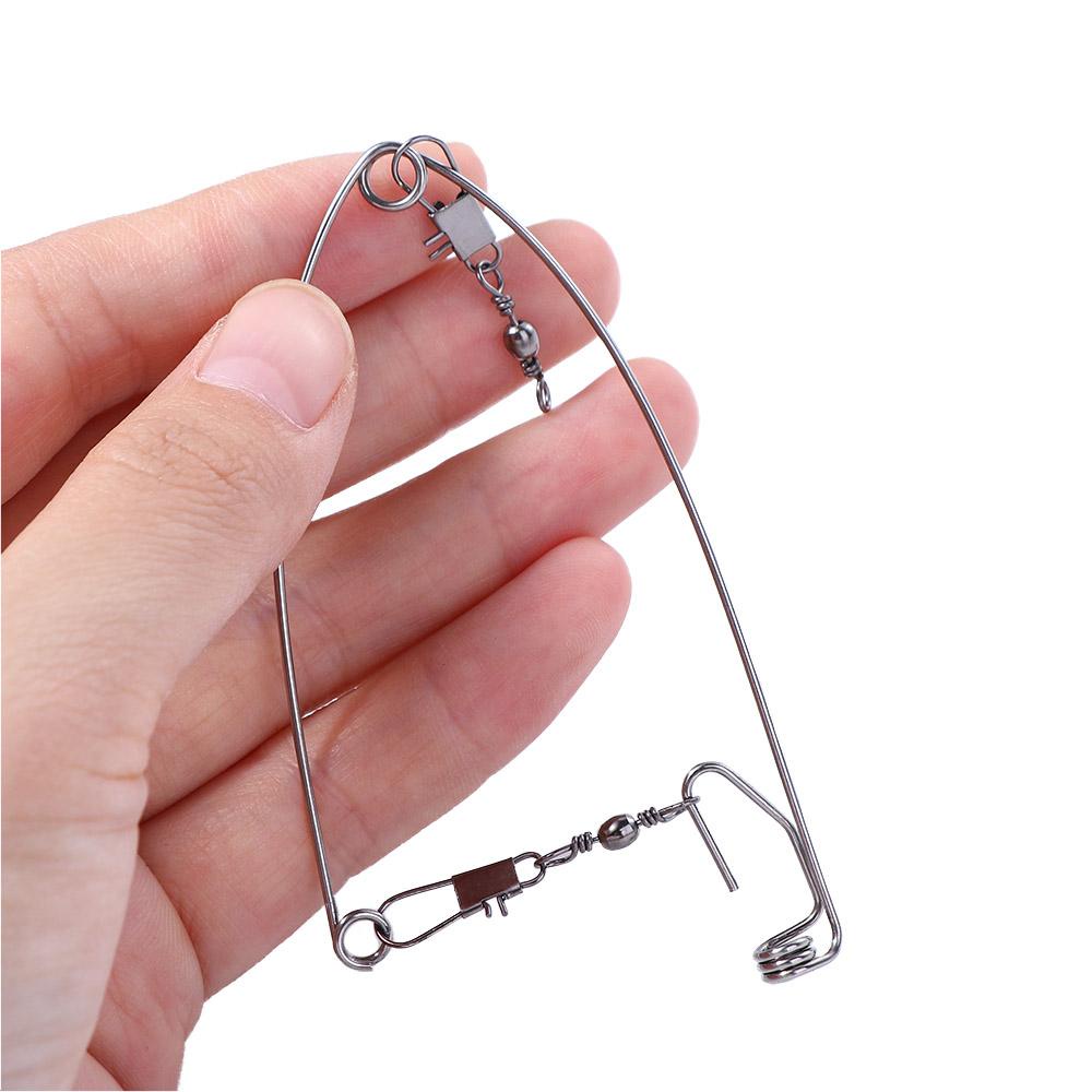 PATRICIA Móc Lò Xo Câu Cá Tự Động Bằng Thép Không Gỉ Chất Lượng Cao