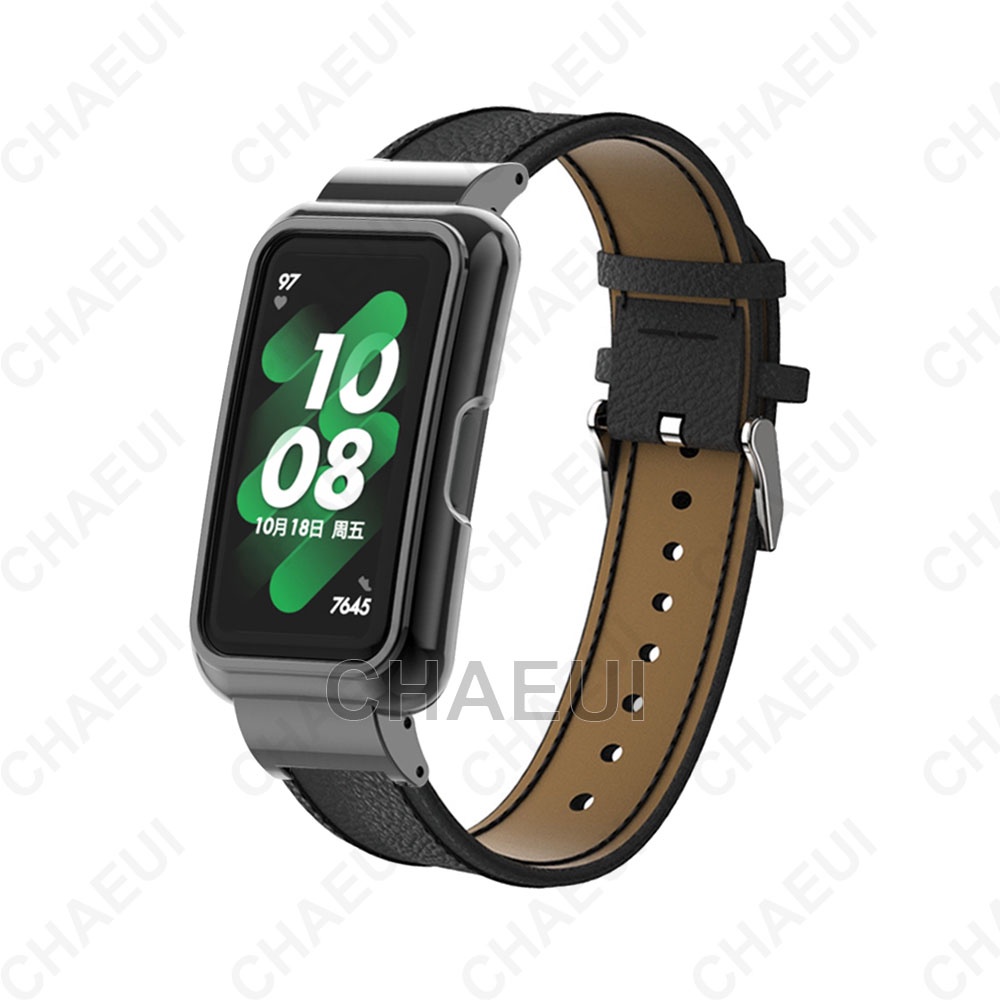 Dây Đeo Thay Thế Chất Liệu Da Cho Huawei Band 8 7 6 / Honor Band 6