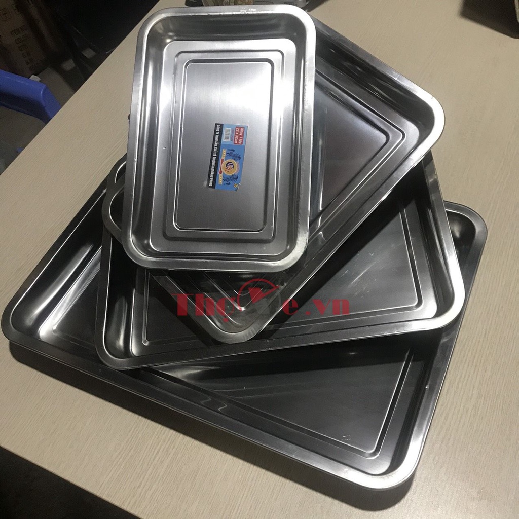 Khay đựng dụng cụ sửa chữa xe, phụ tùng, đồ nghề - Inox - Thế Giới Thợ Xe