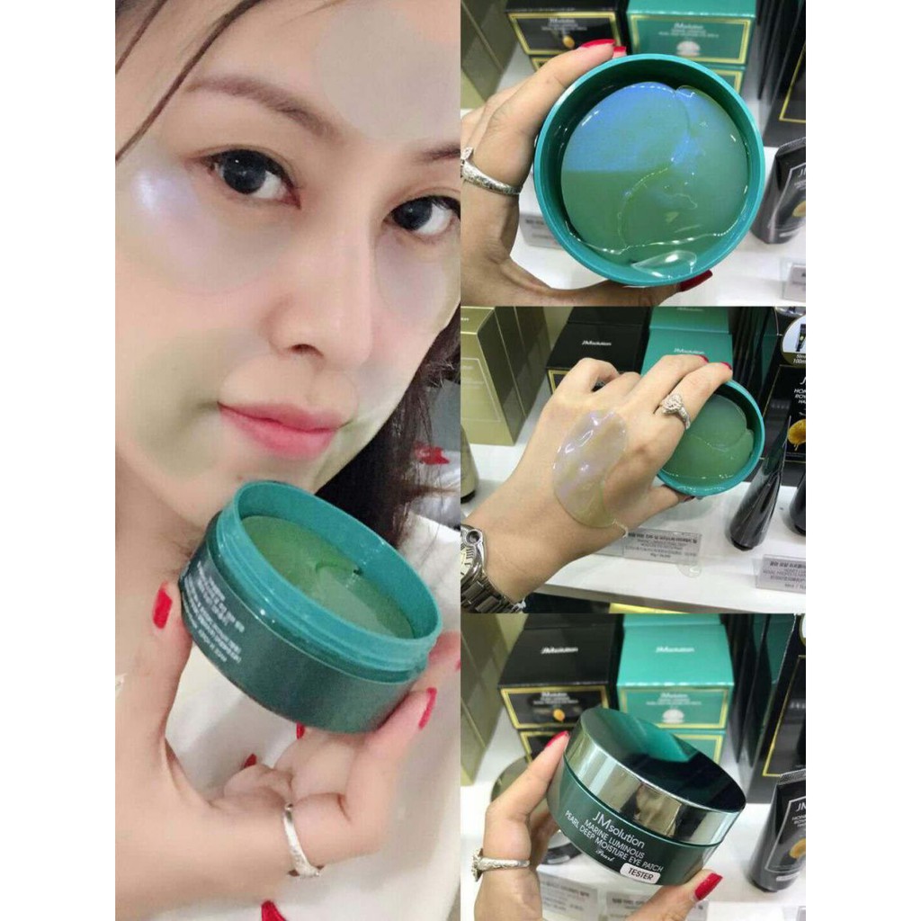 Mặt Nạ Mắt Xóa Thâm Quầng Mắt Và Nếp Chân Chim JM Solution Eye Patch