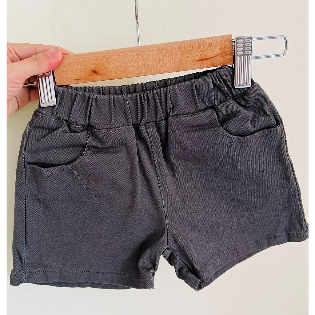 Quần short bé trai, bé gái, quần đùi unisex 4 túi vải kaki đẹp