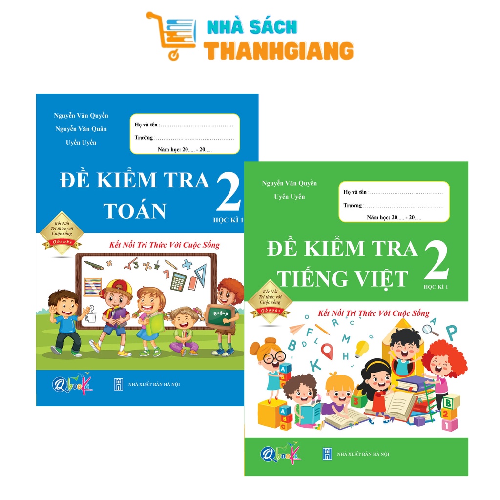 Sách – Combo Đề kiểm tra Toán và Tiếng Việt 2 Kì 1 (Kết nối tri thức với cuộc sống)