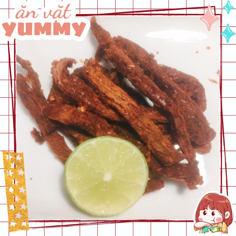 Khô Bò Que 300gr Ăn Vặt Yummy - đồ ăn vặt lon pet vừa ngon vừa rẻ | BigBuy360 - bigbuy360.vn