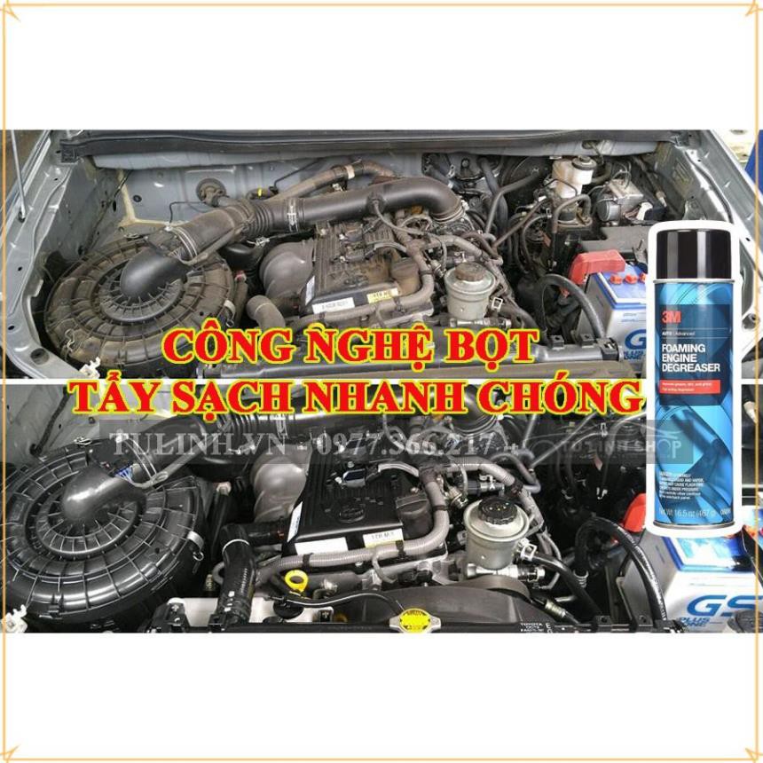 Bọt vệ sinh khoang máy ô tô 3M Foaming Engine Degreaser 08899