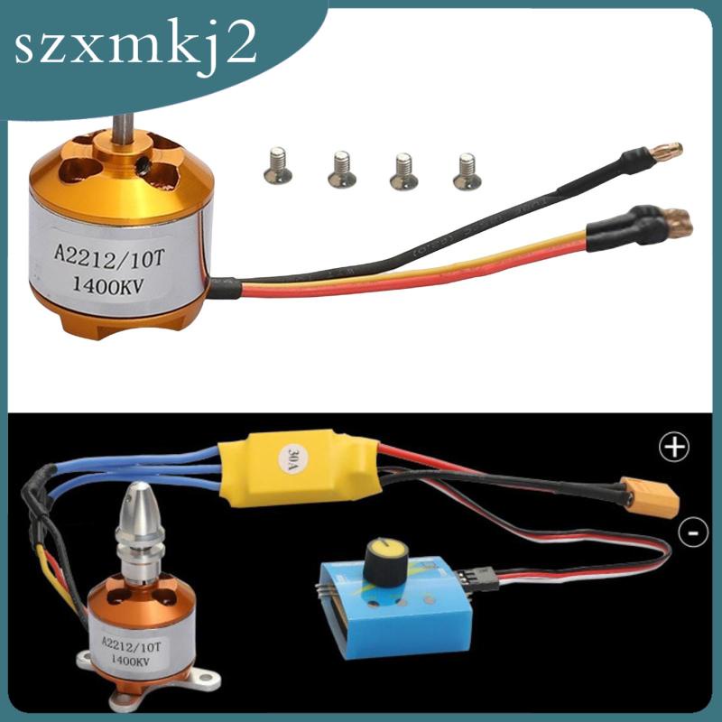 Động Cơ Không Chổi Than szxmkj2] A2212 1400Kv Chuyên Dụng Cho Trực Thăng Điều Khiển Từ Xa