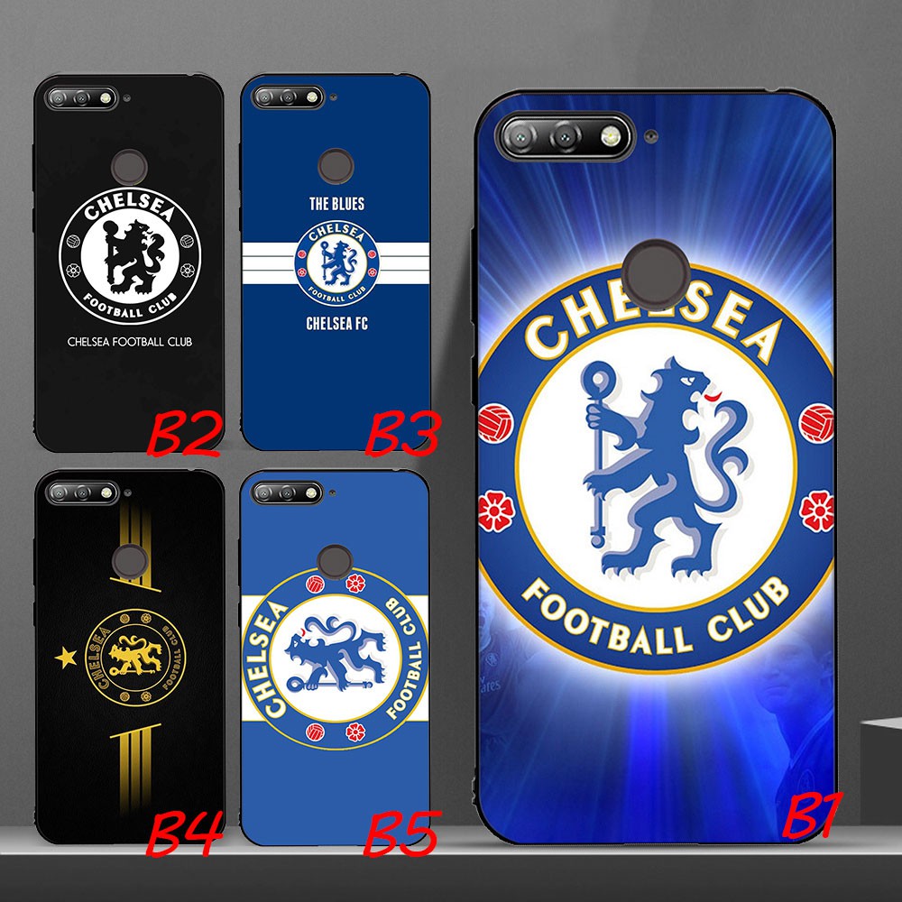 Ốp điện thoại silicone mềm hình đội Chelsea cho Huawei Y6 Y7 Y9 Prime 2019 Y6 2018 Y7 2019 Y6 Prime Y7 Prime 2019