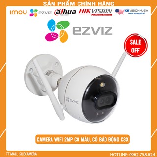 [GIÁ HỦY DIỆT]CAMERA IP WIFI 2MP CÓ MÀU CÓ BÁO ĐỘNG EZVIZ C3X-BẢO HÀNH 2 NĂM
