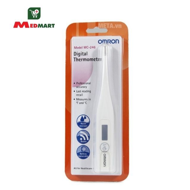 Nhiệt Kế Điện Tử Kẹp Nách Omron MC 246 Nhật Bản, Chính Hãng, Bảo Hành 24 Tháng - MEDMART