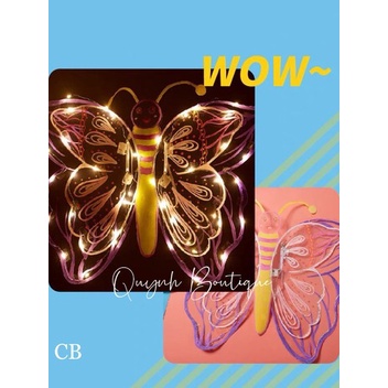 CÁNH BƯỚM ĐÈN LED phụ kiện xinh cho bé Quỳnh Boutique