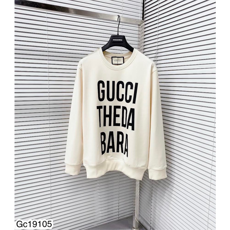 Áo Nỉ Nam In Chữ 2 Mặt Cực Net Màu Be - Áo GC Nam Chất Nỉ Dày Dặn