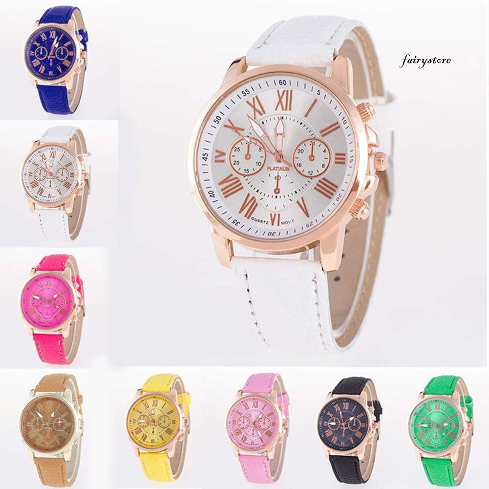 Đồng Hồ Nữ Dây Giả Da Thời Trang