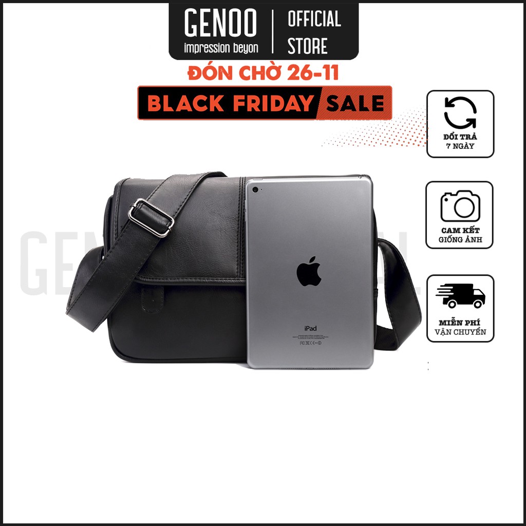 Túi Đeo Chéo Nam Nữ Unisex Chất liệu Da PU Mềm Mịn Phong Cách Hàn Quốc GN018 - GENOO OFFICIAL
