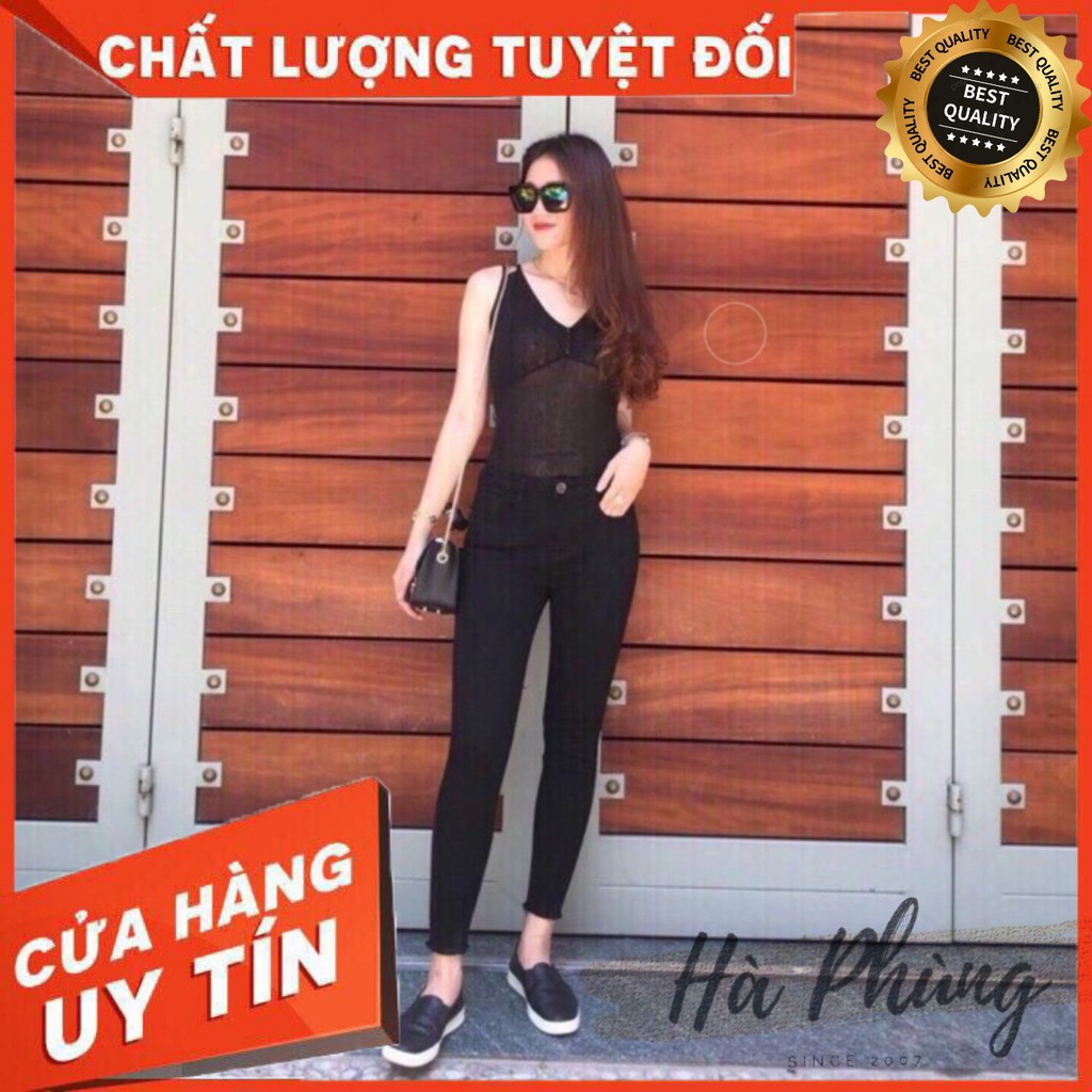 [ẢNH THẬT+VID THẬT]Quần Tregging đen bó khoá nữ đẹp 🖤