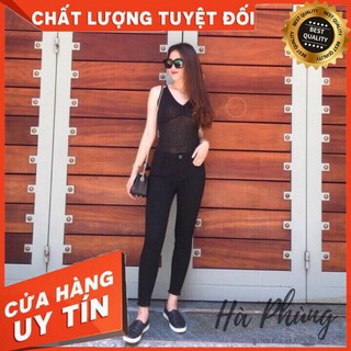 Quần Tregging đen bó khoá nữ đẹp 🖤