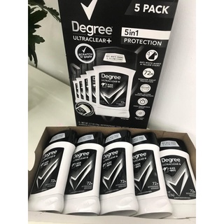 Sáp lăn khử mùi Degree Men Ultraclear Black+White 74g của Mỹ