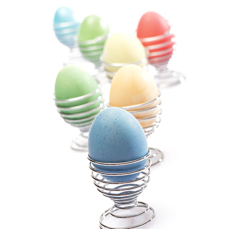 Đế đựng trứng luộc ăn sáng bằng kim loại cho nhà bếp