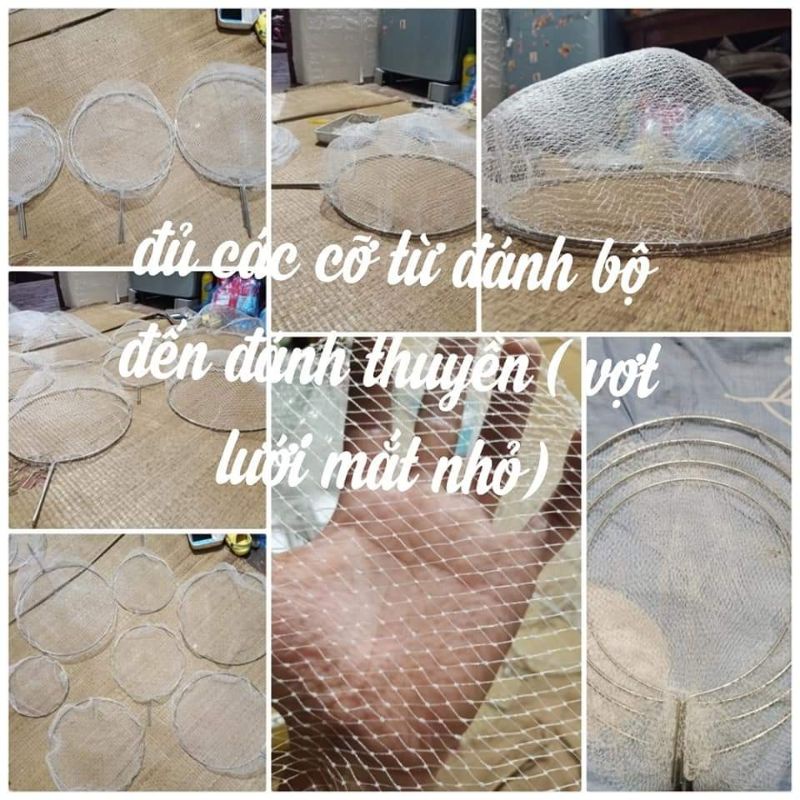 Vợt kích cá 25x25 cho bộ binh