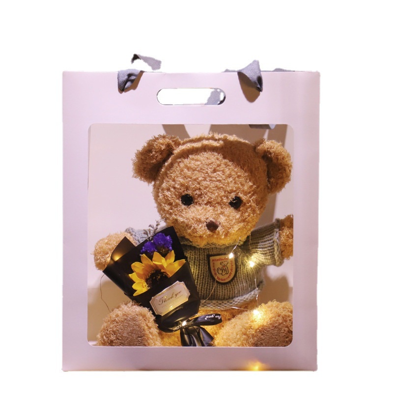 Gấu teddy nhồi bông kích thước nhỏ đáng yêu làm quà tặng dành cho bạn gái