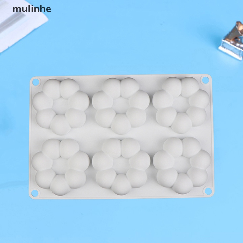 Khuôn Silicon 6 Lỗ Làm Bánh Donut / Socola / Món Tráng Miệng vn