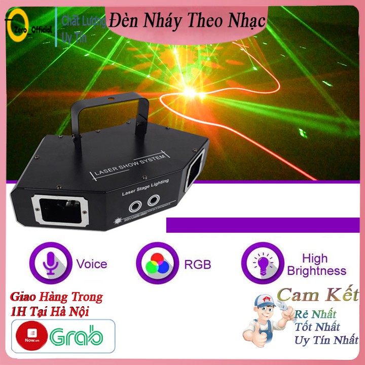 Đèn nháy theo nhạc, đèn phòng bar, quán hát, phòng hát cao cấp - bảo hành 1 năm.