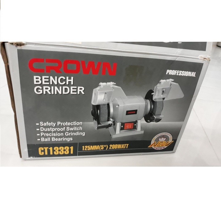 Máy Mài 2 Đá 200W CROWN CT13331 - HÀNG CHÍNH HÃNG