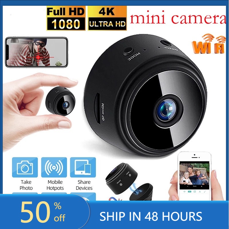 Camera An Ninh A9 1080P HD Kết Nối Wifi, Hỗ Trợ Tầm Nhìn Ban Đêm