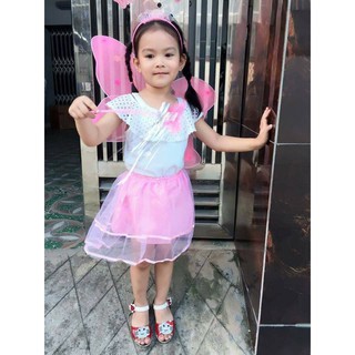 Combo 5 bộ cánh bướm cho bé ( chỉ còn tím )