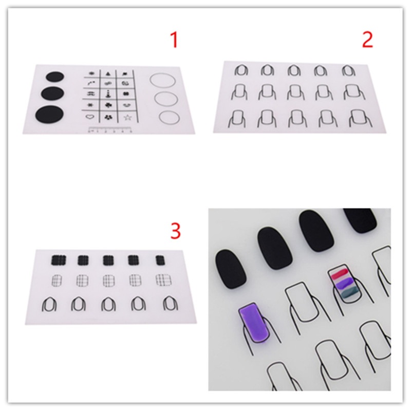 Fm Miếng Silicone Mini Hỗ Trợ Trang Trí Móng Tay Nghệ Thuật