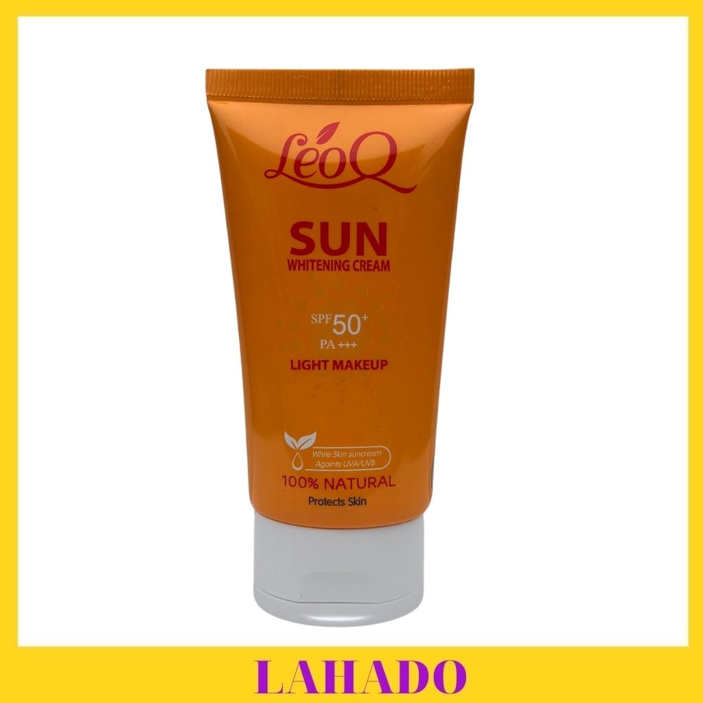 Kem chống nắng body nâng tone dưỡng ẩm trắng da toàn thân LEOQ 60ml