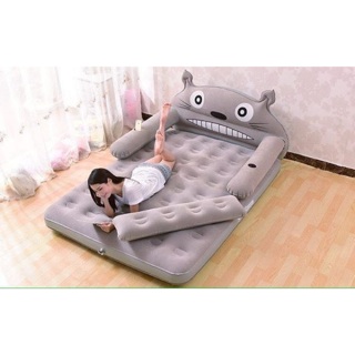 [ loại 1] Giường hơi hình thú kèm bơm kt m5*2m2  hàng đẹp dày dặn