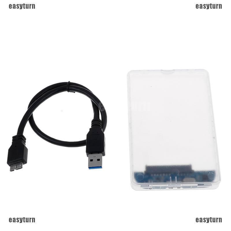 Khay trong suốt đính kèm ổ cứng USB 3.0 SATA 2.5" inch HDD SSD + cáp USB 3.0 chuyên dụng